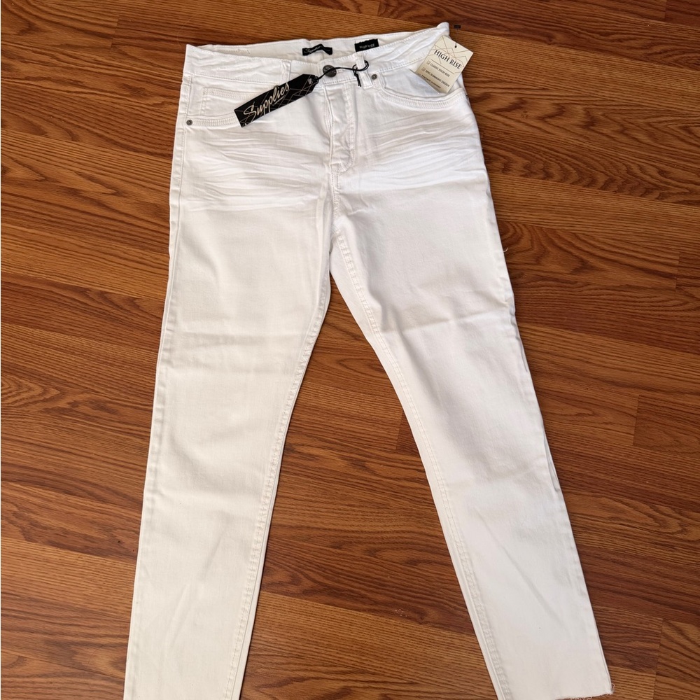 NWT Sandro White Skinny Jeans Women's 8 Designer Denim